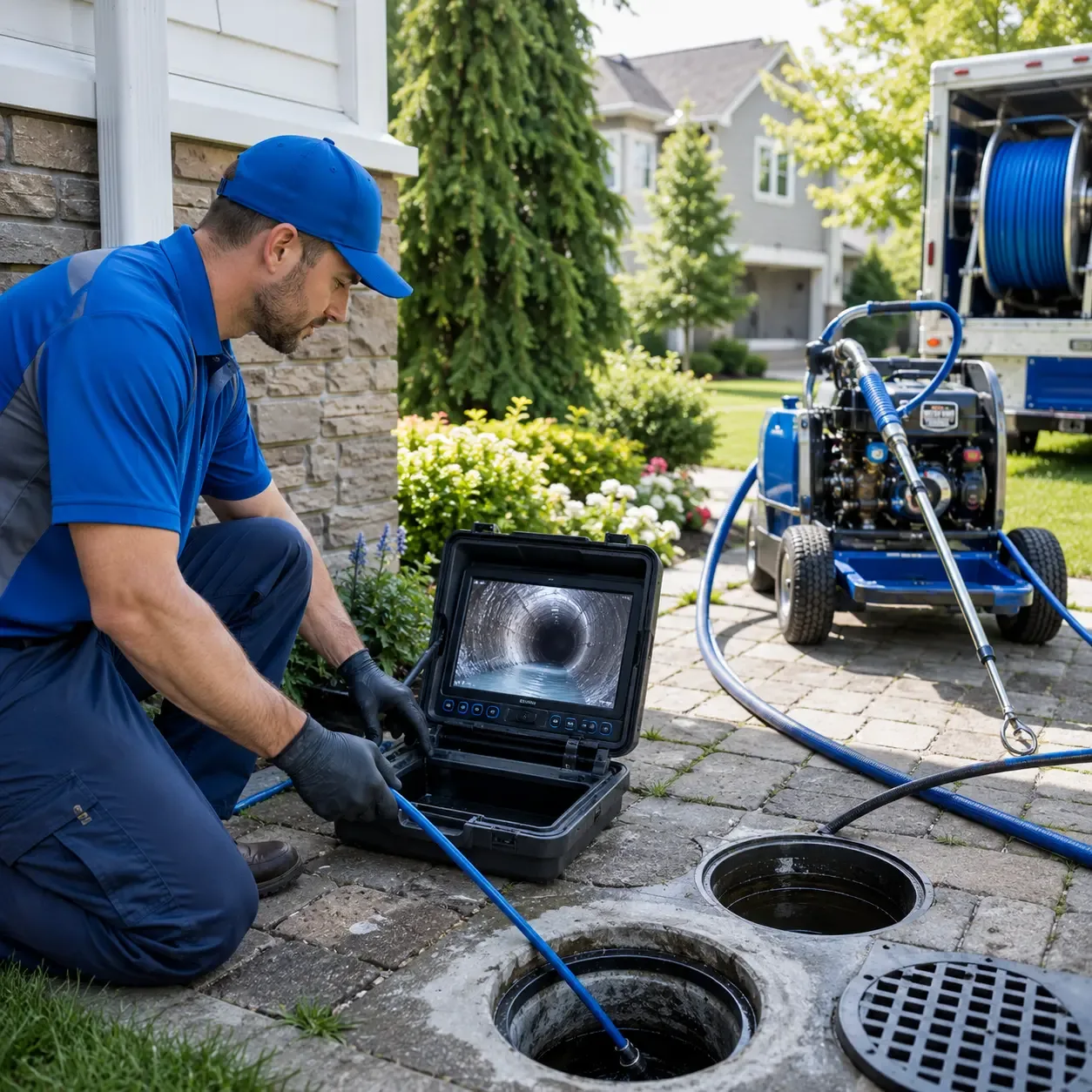 Outdoor drain cleaning professionals serving Greentown, PA