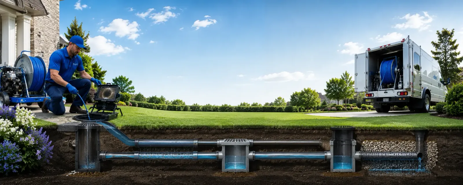 Outdoor drain cleaning information for Greentown, PA